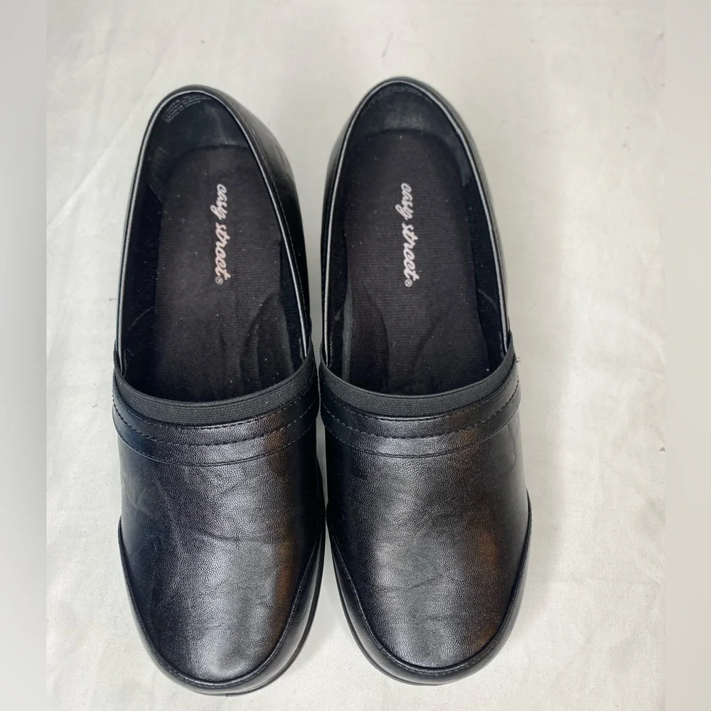 Women Easy Street Black Origin Clogs 10WW - Picture 5 of 10